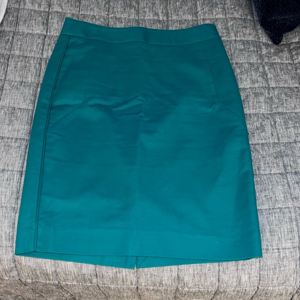 Pencil Skirt in Emerald Green SZ 0